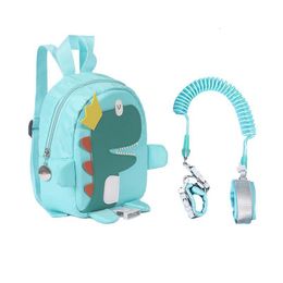 Backpacks Anti Lost Backpack With Leash Avoid lost Harness Bag Kids Outdoor Hand Band Toddler Wrist Strap Rope Safety Artefact 230818