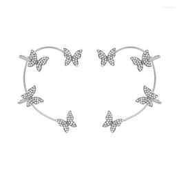 Backs Earrings Butterfly Fairy Non-Pierced Clip For Women Without Holes Perfect Christmas & Birthday Gifts And Party Accessories
