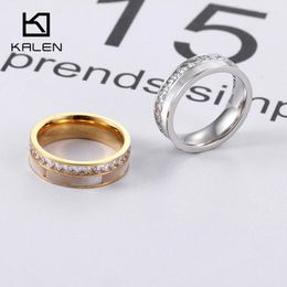 Wedding Rings Stainless Steel Shell Finger For Women Love Drip Rubber Anillos Engagement Bands Jewelry Fashion Gifts