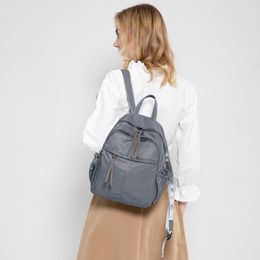 School Bags XZAN Fashion Leisure Women Backpack Ladies Knapsack Bagpack Casual Travel For Teenage Girls Daily Backpags Bookbag 230818