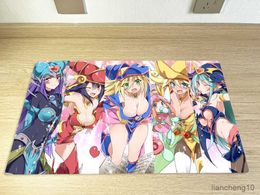 Mouse Pads Wrist Board Game Girls Playmat Dark Magician Girl Mat Trading Card Game Mat Table Desk Mat Rubber Mouse Pad Bag R230819