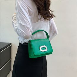 factory outlet women shoulder bags 9 Colours sweet and lovely flat leather small bag simple and versatile fashion backpack elegant diamond handbag 9923#