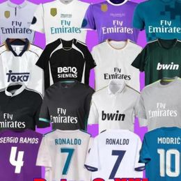 Retro Madrids Soccer Jerseys Finals RONALDO Football Shirt GUTI BENZEMA SEEDORF CARLOS KAKA 11 12 13 14 15 16 17 18 19 20 ZIDANE RAUL Vintage 03 04 05 FIGO