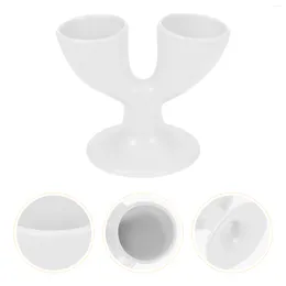 Dinnerware Sets Egg Tray Boiled El Supplies Dinning Table Decor Double Goblet Porcelain Stand Ceramics Simple Lovers