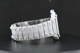 high quality moissanite Factory Custom Pass Diamond Tt Iced Out Luxury Vvs Moissanite Diamond Watch Women Hip Hop diamond watch ITXN