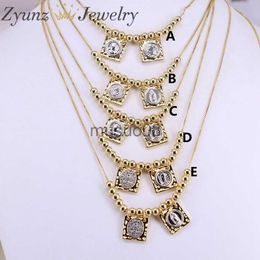 Collane a sospensione 5pcs santa Gesù Vergine Maria Necklace Women 2022 Copper Pendant Choker Neck per gioielli religiosi J230819