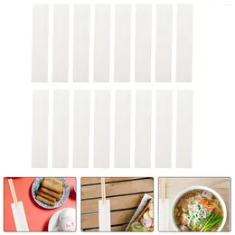 Dinnerware Sets 100 Pcs Chopsticks Packaging Bag Wrapping Bags Storage El Sleeves Paper Home Cutlery Supply Child