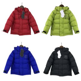 designer Down Coat Baby Boys Ch Jackets Winter Coats Children Kids Warm Outerwear Hooded For Girls Clothes Solid Color 110-160