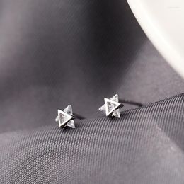 Stud Earrings Triangle Geometric For Women Mini Fashion Simple Korea Vintage Design Trendy Lady Party Gifts Jewellery BOYULIGE