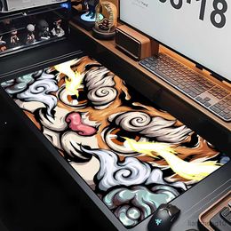 Mouse Pads Wrist Xxl Mousepad Speed E-sports Tiger Playmat Anime Mouse Pad 900x400 Computer Office Table Mat Keyboard Gaming Mats Deskmat R230819