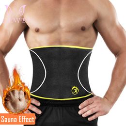 Waist Tummy Shaper LANFEI Men Waist Trainer Belts Sauna Slimming Body Shapers Girdle Neoprene Workout Sweat Belly Trimmer Corset for Weight Loss 230818