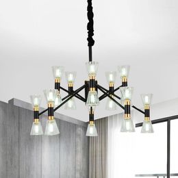 Chandeliers Light Luxury Nordic Style Crystal For Bedroom Living Room Study El Hall Apartment Villa Salon Decoration Lamp