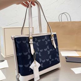 hand bags designer women canvas tote bag large luxury handbag Vintage Fashion Print Crossbody Bag woemns handbag denim purse 230819
