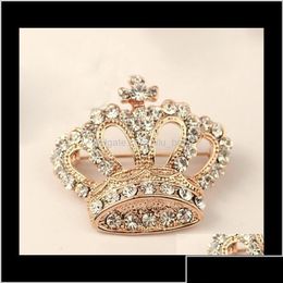 Pins Brooches Decorative Garment Crystal For Women Bridal Shiny Rhinestone Crown Dress Pin Zdms5 Pins O6Dth Drop Delivery Jewelry Dha6L