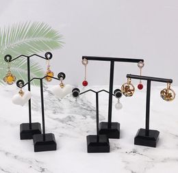 Jewelry Pouches 1/3pcs Earrings Stand Display Organizer Metal Storage Rack Acrylic Base DIY Pendants