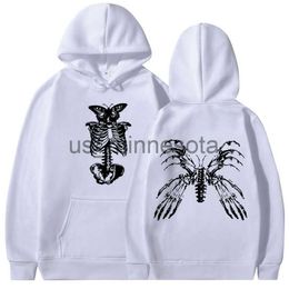 Mens Hoodies Sweatshirts Playboi Carti 2017 Tour Butterfly Skeleton Die Lit Hoodie Mens Fashion Hip Hop Vintage Hoodies Casual Cosy Oversized Sweatshir J230818