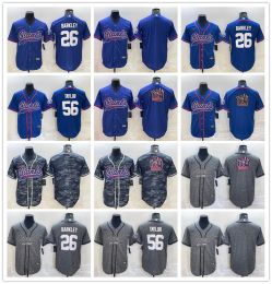 Baseball Footall Jersey Lawrence Taylor #56 Saquon Barkley #26 New York''giants''men Blank Blue Cool Base Ed