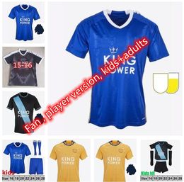 23 24 Leicester Soccer Jerseys BARNES Tielemans VARDY MADDISON IHEANACHO AYOZE NDIDI DAKA LOOKMAN 2023 2024 City Home Vardy Football Uniforms Men Kdis Kit Shirt