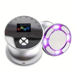 Ultrasonic RF LED Massager for Face Lifting, Firming, and Smoothing - Reduces Puffiness and Tightens Skin - Skin Care Beauty Instrument