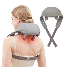 Relieve Muscle Pain Anywhere - 3D Kneading Massagers With Heat For Neck, Back, Shoulders, Foot, Legs & Body
