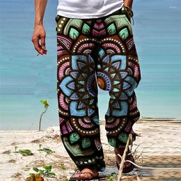 Men's Pants 2023 Street Clothing American Style Graffiti Cargo Letter Printing Casual Retro Straight Trous