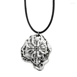 Chains Norse Necklaces Alloy Material Pendants Retro Pendant Necklace