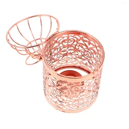 Candle Holders Candlestick Simple Candleholder Home Centerpiece Iron Stand Tealight Bird Cage