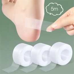 Shoe Parts Accessories 1 Roll AntiWear PE Heel Sticker Tape Patch Protector Waterproof First Aid Blister Foot Pad Inserts Grips 5M X 25CM 230812