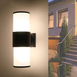 Wall Lamp Outdoor Light With Dual Heads For Courtyard And El - Waterproof Double Up Down Aisle Garden