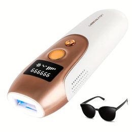 IPL Hair Removal For Women And Men, Laser Permanent Face Leg Arm Back Whole Body Hair Remover, 999,900 Flashes FDA Cleared Home Use Device