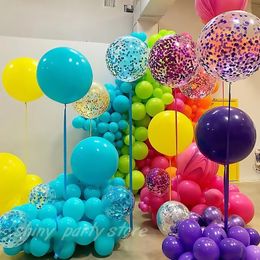 Other Event Party Supplies Candy Colour Giant Matte Balloon 536inch Latex Helium Balloons Birthday Wedding Decoration Christmas Year Halloween Decor 230818