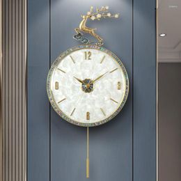 Wall Clocks Quartz Metal Fashion Clock Hanging Battery Operated Unusual Watches Living Room Large Reloj De Pared Home Decorating Items