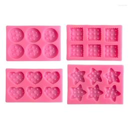 Baking Moulds Biscuits Shaped Sugar Chocolate Cake Fondant Mould Diy Manual Food Grade Silicone Mould