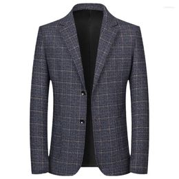 Men's Suits Brand Blazer Jackets Mens Casual S Autumn Spring Fashion Wool Suit Jacket Men Masculino Clothing Vetement Homme