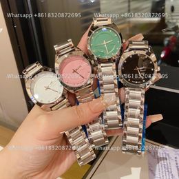 Fashion GU Full Brand Wrist Watches Women Ladies Girl Diamond Style With Luxury Logo Metal Steel Band Quartz Clock Gu133