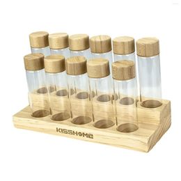 Storage Bottles Coffee Beans Cellar Tubes Transparent Container For Flower Tea Dried Fruits Grains Leaves