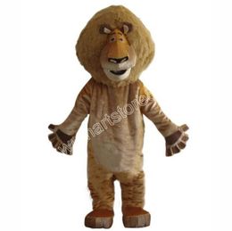 New Lion Plush Adult Mascot Costumes Halloween Christmas Event Role-playing Costumes Role Play Dress Fur Set Costume