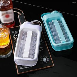 Baking Moulds 2-in-1 Portable Ice Hockey Mold Silicone Maker Water Bottle Household Refrigerator Homemade Block Kitchen Bar Small Tool