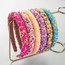 Fashion Sponge Head Hoop Hair Band For Washing Face Headband FG1332