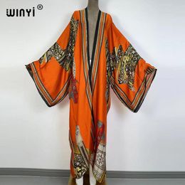 Swimwear Kimonos Women sukienka robe longue Long Sleeve Cardigan Female Blouse Loose Casual beach Cover Up boho dress Blusas party kaftan