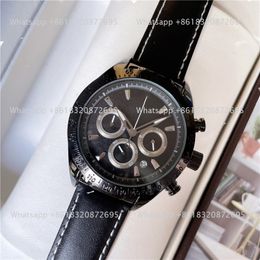 Fashion Brand Wrist Watches Men Male Casual Sport Style With Luxury Logo All Dials Working Leather Silicone Strap Quartz Clock TR 01