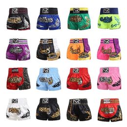 Boxing Trunks Muay Thai Shorts Professional Sanda Boxing shorts Adult Competition Training MMA Fighting Short-PantsGirls Boys Boxeo Kickboxing 230820