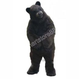 New Black Bear Mascot Costumes Halloween Christmas Event Role-playing Costumes Role Play Dress Fur Set Costume