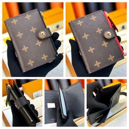 Top quality Brown flower wallet Passport cover Designer wallet Cards Holder men and women coin purse card holder Long Money Clip Drivers Licence Wallet casual clutch