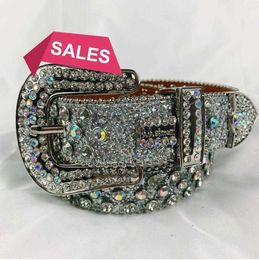 12022 Belts for Women Designer Fashion Classic Bb simon Belts Mens Womens rhinestone belt with bling rhinestonesg