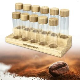 Storage Bottles Coffee Bean Test Tubes Empty Condiment Container For Dried Fruits Flower Tea