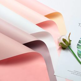 20 Prześcieradło w stylu Korean Flowing Paper Bukiet Bukiet Dostarcza wodoodporne kwiatowy papier opakowania do DIY Craft Gift, 22,8 x 22,8 cala