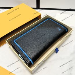 23FW Mens Women Luxurys Designers Zippy Long Wallets Interior Compartment Handbag Bag Note Compartment Ladies Travel Wallet Coin Purse With Box 19cm