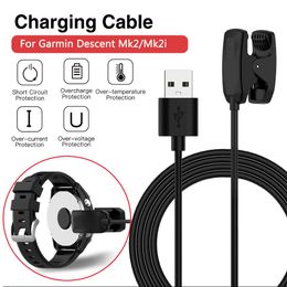 Chargers USB Charging Cable Dock For Garmin Mk2 Mk2i Watch Portable Charger Clip Travel Charging wire 1M Adapter Smartwatch Accessories