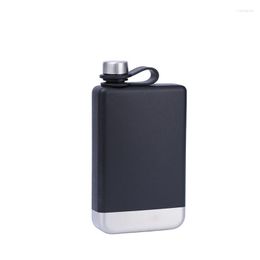 Hip Flasks Outdoor Portable With 304 Food Grade 9oz Square Stainless Steel Wine Pot